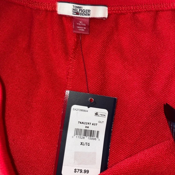 Tommy Hilfiger Red Sweatpants size XL new - Picture 4 of 7